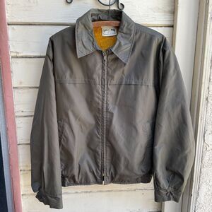 Vintage 1970s Maurice Holman Lined Ricky Harrington Jacket M Steel Windbreaker